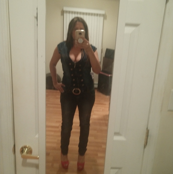 miss sporty Denim - Denim stretch jumpsuit